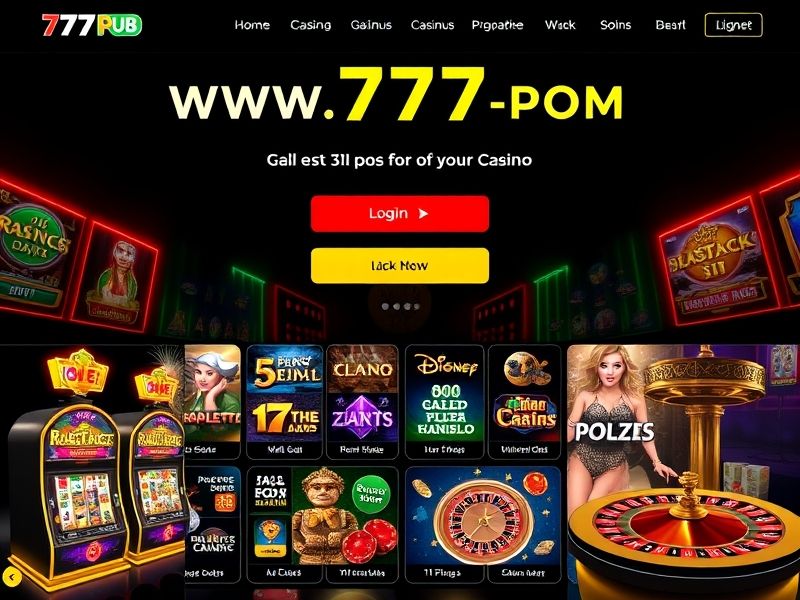 Welcome to www 777 pub com login – the official portal to access a wide range of thrilling gambling games. Try your luck at slots, table games, and live dealers with secure login, generous bonuses, and expert guidance for players of all levels.